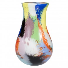 Colorful Murano glass vase